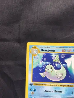 Pokemon Cards: Base Set 1st Edition Uncommon: Dewgong 25/102 - Image 2