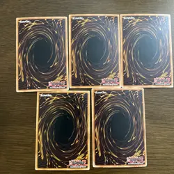 Yu-Gi-Oh 5X CARD BPT SECRET RARE CARD LOT DARK MAGICIAN BUSTER BLADER GEARFRIED - Image 2