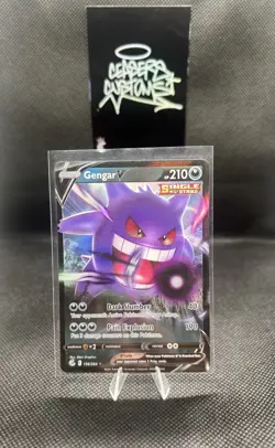Pokemon Card Gengar V Ultra Rare Holo TCG Fusion Strike 156/264 VGC In Toploader - Image 1