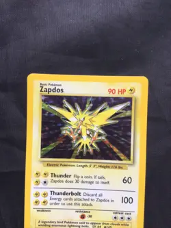 Pokemon Cards: Base Set Rare Holo: Zapdos 16/102 - Image 2