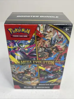 Pokemon TCG Mega Evolution Booster Bundle (6 packs) - NEW Sealed IN HAND Cards - Image 2