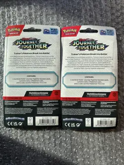 Pokemon TCG Journey Together Blister Pack Yanma and Scraggy Promo Cards SEALED - Image 2