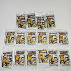 x16 Pokemon 2021 General Mills Cereal Promo 3-Card Booster Pack 25th Anniversary - Image 1