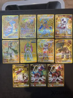 Pokemon TCG Hyper Rare Gold Cards (Lot Of 11) All Are NM Condition - Image 1