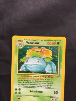 Pokemon Cards: Base Set Rare Holo: Venusaur 15/102 - Image 2