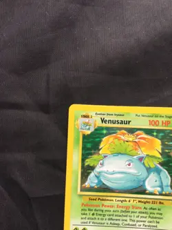 Pokemon Cards: Base Set Rare Holo: Venusaur 15/102 - Image 3