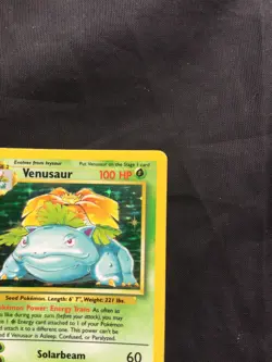 Pokemon Cards: Base Set Rare Holo: Venusaur 15/102 - Image 4