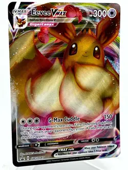 Eevee VMAX SWSH087 Sword & Shield Holo Black Star Promo Pokemon TCG Card NM/M - Image 2