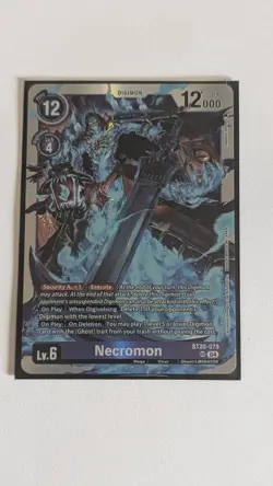Necromon BT20-079 SR Digimon Card - Image 1
