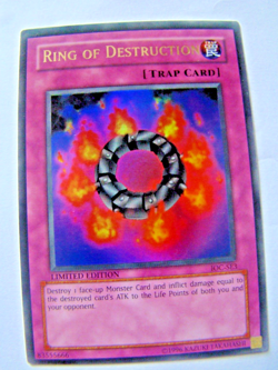 N19 Yugioh IOC-SE3 ring of destruction LIM. EDITION trap card KARTE - Image 1