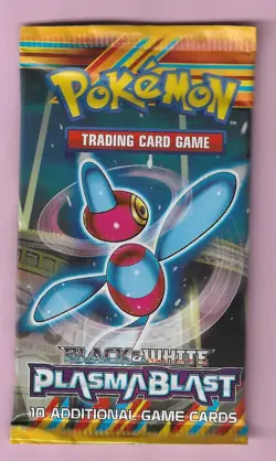 Pokemon "Plasma Blast" 10-Card Sealed Booster Pack (Porygon-Z) X1 - Image 1