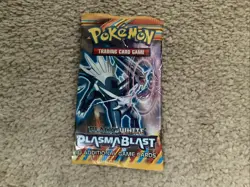 Pokemon "Plasma Blast" 10-Card Sealed Booster Pack (Dialga) X1 - Image 1