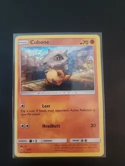 Cubone 007/012 McDonald's Promos 2018 Holo Pokemon Card - Image 1
