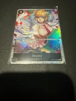 Stussy OP07-085 One Piece Card Game TCG Super Rare SR ENGLISH - Image 1