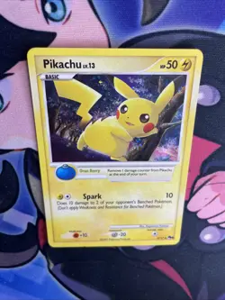 Pikachu - 9/17 - Holo Pop Series 6 Promo Rare - Pokemon Card - LP - Image 1