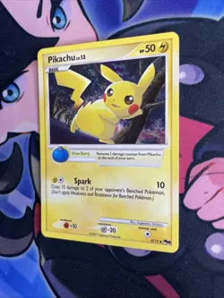 Pikachu - 9/17 - Holo Pop Series 6 Promo Rare - Pokemon Card - LP - Image 4