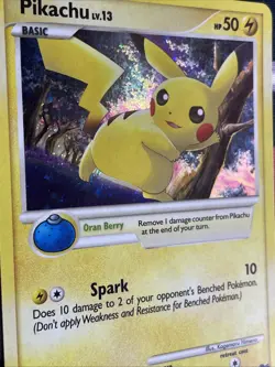 Pikachu - 9/17 - Holo Pop Series 6 Promo Rare - Pokemon Card - LP - Image 5