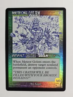 2024 MTG Magic the Gathering SLD Secret Lair Foil #1660 Meteor Golem Nm - Image 1