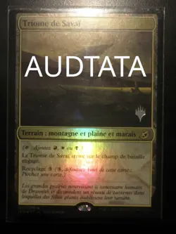 mtg magic savai triome FOIL promo FRENCH vf fr ikoria triome de savai - Image 1