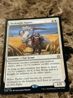 SKYKNIGHT SQUIRE Magic MTG Foundations - Image 1