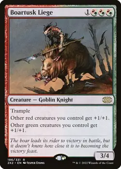 Boartusk Liege Regular - Double Masters 2022 MTG-NM - Image 1