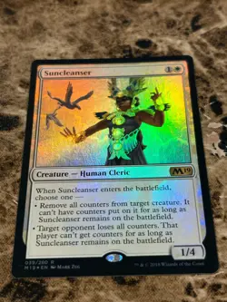 SUNCLEANSER Magic MTG M19 Core Set Foil - Image 1