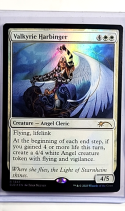 2023 MTG Magic The Gathering SLD Secret Lair Drop Foil #1347 Valkyrie Harbinger - Image 1