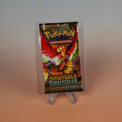 POKEMON BOOSTER PACK HEARTGOLD SOULSILVER GERMAN 2010 HO-OH 3 - Image 1