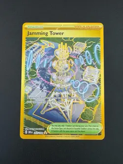 Pokemon Jamming Tower Hyper Rare Foil 243/182 NM Card - Image 1