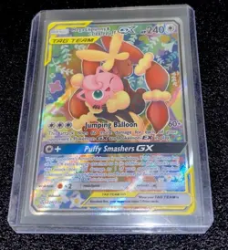 Pokemon TCG Tag Team Mega Lopunny & Jigglypuff GX Alternate Full Art 226/236 - Image 3
