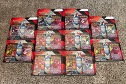 (LOT OF 10) Pokemon TCG Fusion Strike Battle Styles Blister Latios Latias Pin - Image 1