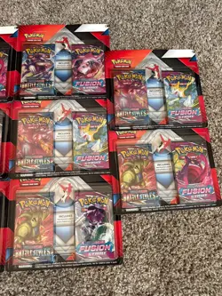 (LOT OF 10) Pokemon TCG Fusion Strike Battle Styles Blister Latios Latias Pin - Image 2
