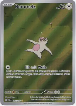 Pokemon Bummelz Secret Illustration Rare Sturmische Funken SSP 212/191 NM DE - Image 1