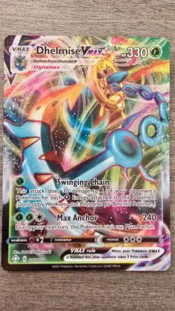 Dhelmise VMAX (Ultra Rare) #010/072 Shining Fates Pokemon Near Mint - Image 1