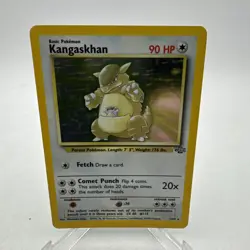 Pokemon TCG Kangaskhan Jungle 5/64 Holo Unlimited Holo Rare LP - Image 1
