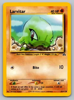 Pokemon TCG Neo Discovery Larvitar #57 - Image 1