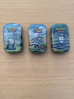 Pokemon TCG Sinnoh Stars Mini Tin Unopened Factory Sealed! All 3 Together - Image 1