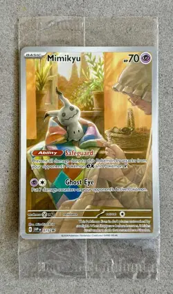 Sealed Pokemon Mimikyu 75 SV Scarlet & Violet Promo Card Holo Rare - Image 1