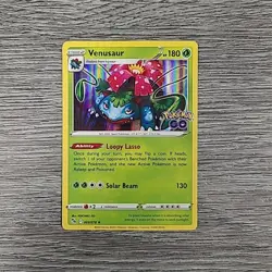 Venusaur 003/078 - Rare Holo - Pokemon Go - Pokemon TCG Card - NM/LP - Image 1
