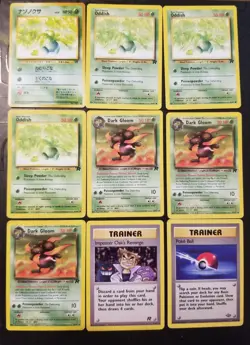 100+ Pokemon Card Lot Base Set 1 2 Jungle Fossil Team Rocket Gym Challenge Neo - Image 5