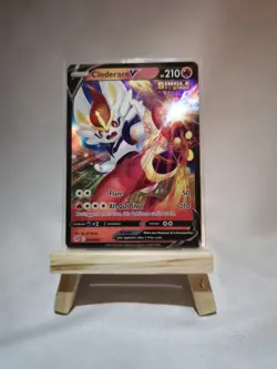 Cinderace V Holo Pokemon Card 44/264 Fusion Strike - Pokemon TCG - Image 1