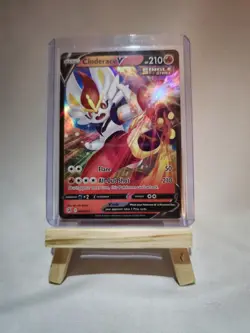 Cinderace V Holo Pokemon Card 44/264 Fusion Strike - Pokemon TCG - Image 2