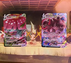 Pokemon TCG Promos SWSH102 SWSH103 Blastoise VMAX + Venusaur VMAX *JUMBO* Cards - Image 1