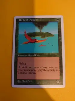 Birds of PAradise. 5Th edtiion Old Vintage. Magic the Gathering Card - Image 3