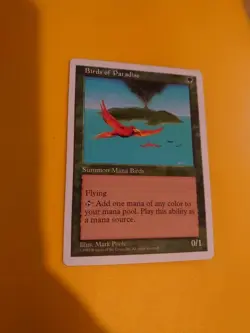 Birds of PAradise. 5Th edtiion Old Vintage. Magic the Gathering Card - Image 4
