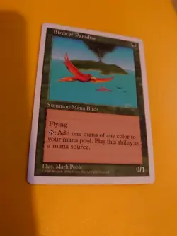 Birds of PAradise. 5Th edtiion Old Vintage. Magic the Gathering Card - Image 5