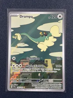 Pokemon TCG Drampa Full Art Holo Card Temporal Forces 184/162 - Image 1