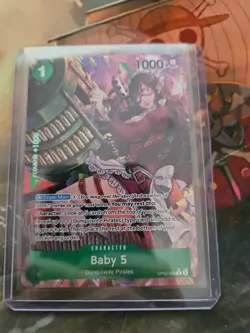 One Piece Card Game TCG Baby 5 OP05-034 Alt Art M/NM Condition - Image 1