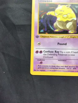 Pokemon Cards: Base Set 1st Edition Common: Drowzee 49/102 - Image 5