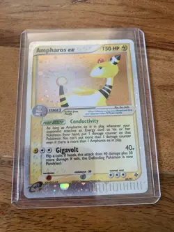 Pokemon Card Ampharos ex Holo - 89/97 EX Dragon English 2003 - Image 1
